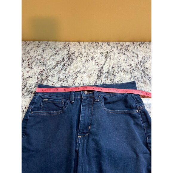 Lee Womens Denim Blue Jeans Petite 6 Easy Fit Medium Wash Preppy Classicore - Picture 9 of 13